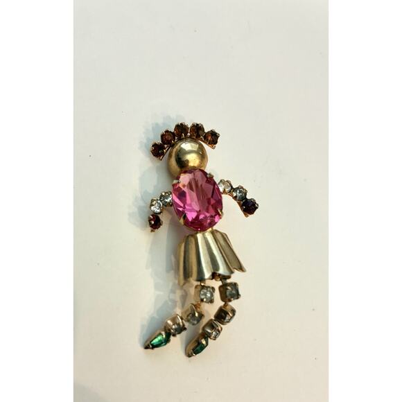 Scitarelli by Phyllis Girl Rhinestone PinsBoy - Picture 1 of 5